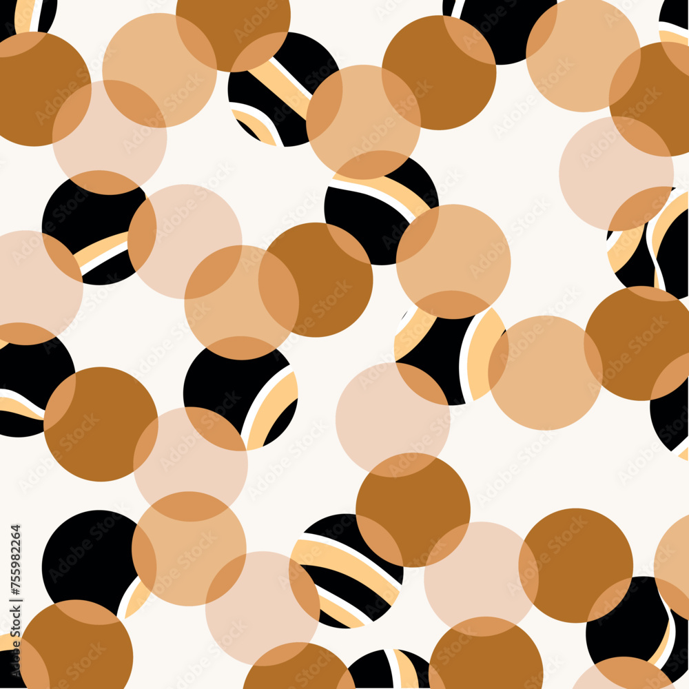 Seamless geometric circles pattern. Vector Illustration. Seamless geometric circles pattern. Vector Illustration.