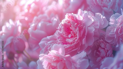 Close up shot of beautiful pink flowers  perfect for nature backgrounds.