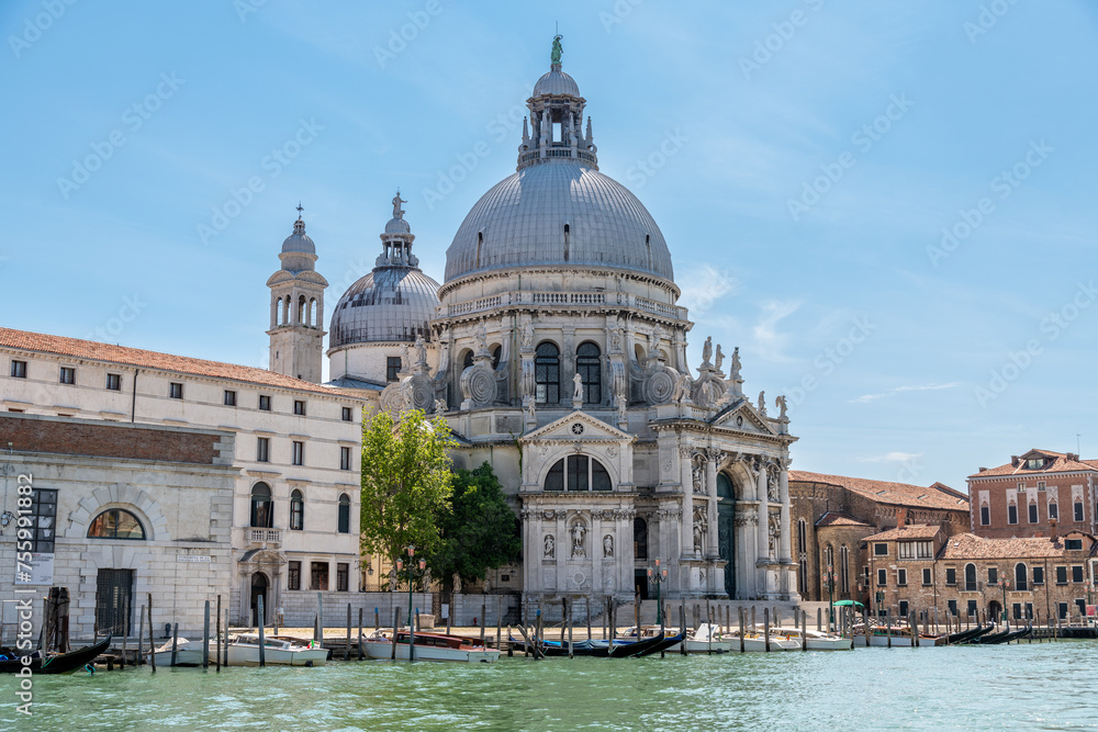 Santa Maria della Salute Basilica Dominating Venice Skyline