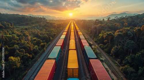A global company providing container cargo freight trains to provide business logistics solutions  as well as air cargo trucking  rail transportation  and maritime shipping  and online goods orders