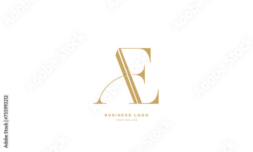 AE, EA, A, E, Abstract Letters Logo Monogram