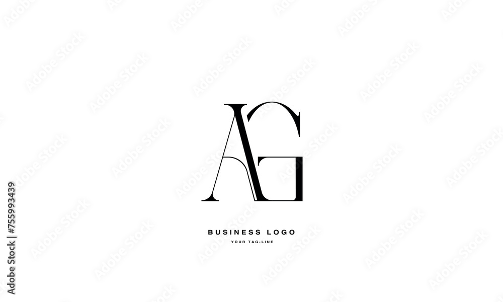 AG, GA, A, G, Abstract Letters Logo Monogram
AG, GA, A, G, Abstract Letters Logo Monogram