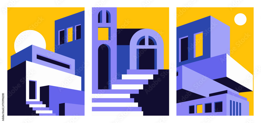 illustration of houses illustration of houses