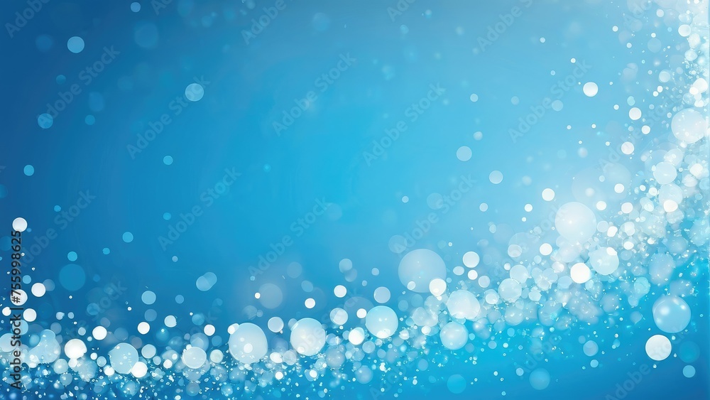Abstract bokeh circles dominate the composition as they seem to dance across a wallpaper, shades of soft light blue blending with subtle blur effects creating a serene background Abstract bokeh circles dominate the composition as they seem to dance across a wallpaper, shades of soft light blue blending with subtle blur effects creating a serene background