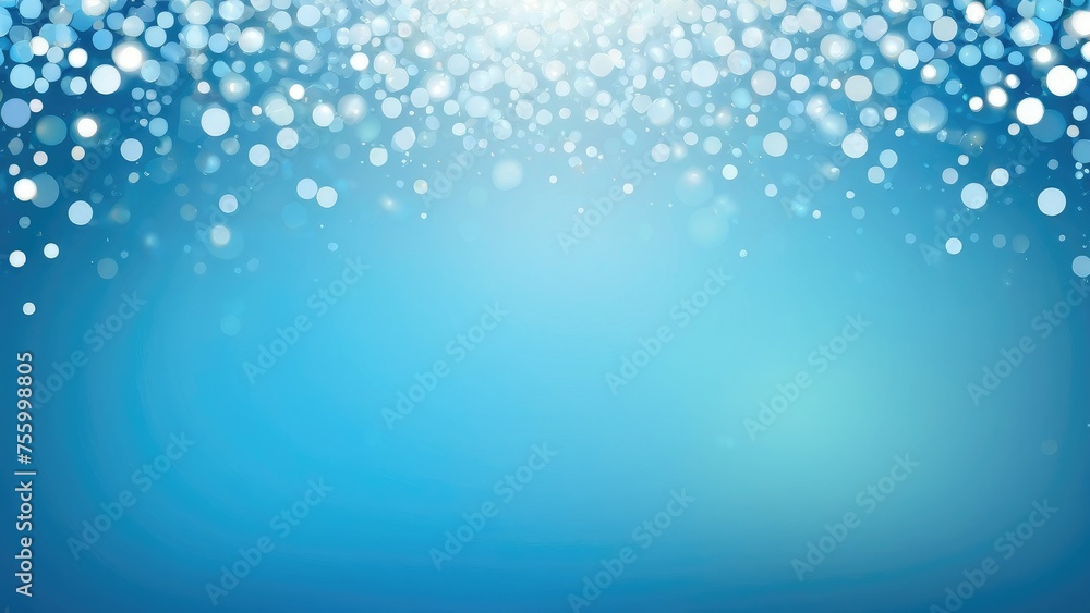 Abstract wallpaper featuring circle bokeh with a smooth blur effect in light blue, background filled with shiny, blurry light sparkles creating a texture suitable for seasonal events like Christmas Abstract wallpaper featuring circle bokeh with a smooth blur effect in light blue, background filled with shiny, blurry light sparkles creating a texture suitable for seasonal events like Christmas