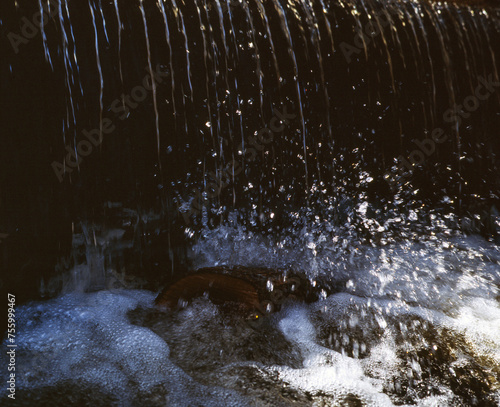 water flowing from the water fountain, nacka,sweden,sverige, Mats