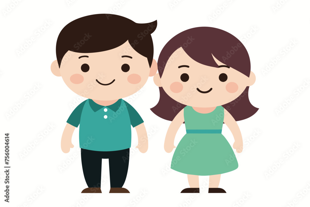 cute couple cartoon vector svg file cute couple cartoon vector svg file