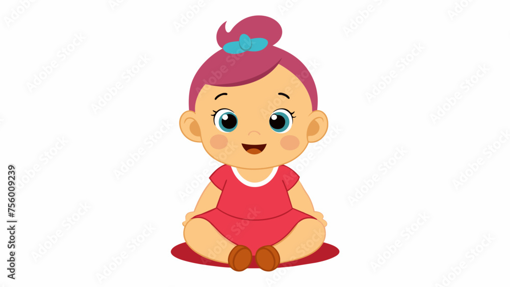 a beautiful baby cartoon vector and svg file a beautiful baby cartoon vector and svg file