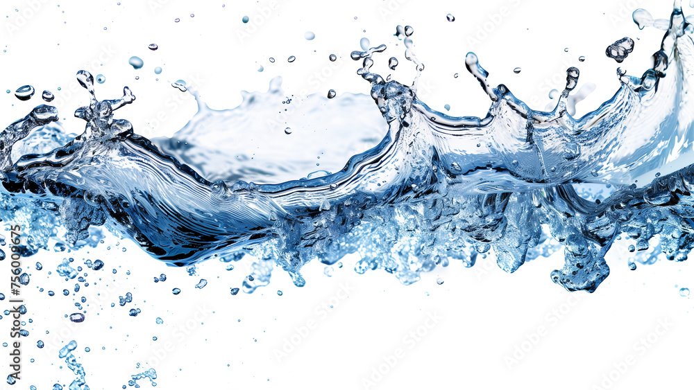 Crystal Cascade: The Art of Water Splashing Crystal Cascade: The Art of Water Splashing