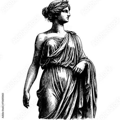 Ancient Greek Woman Portrait