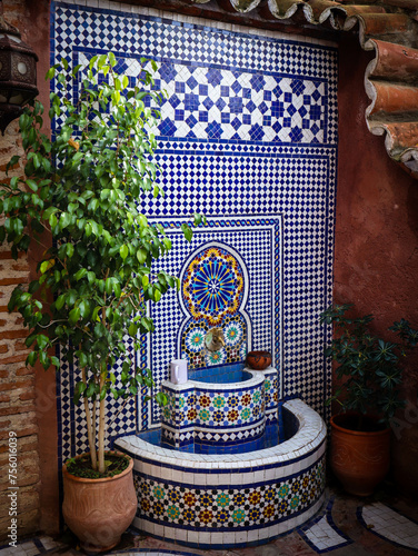 public drinking water fountain in Chefchaouen Morocco © Abdul Rahman