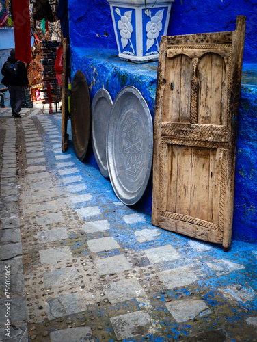 the narrow street of Chefchaouen Morocco © Abdul Rahman