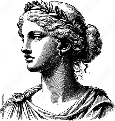 Ancient Greek Woman Portrait