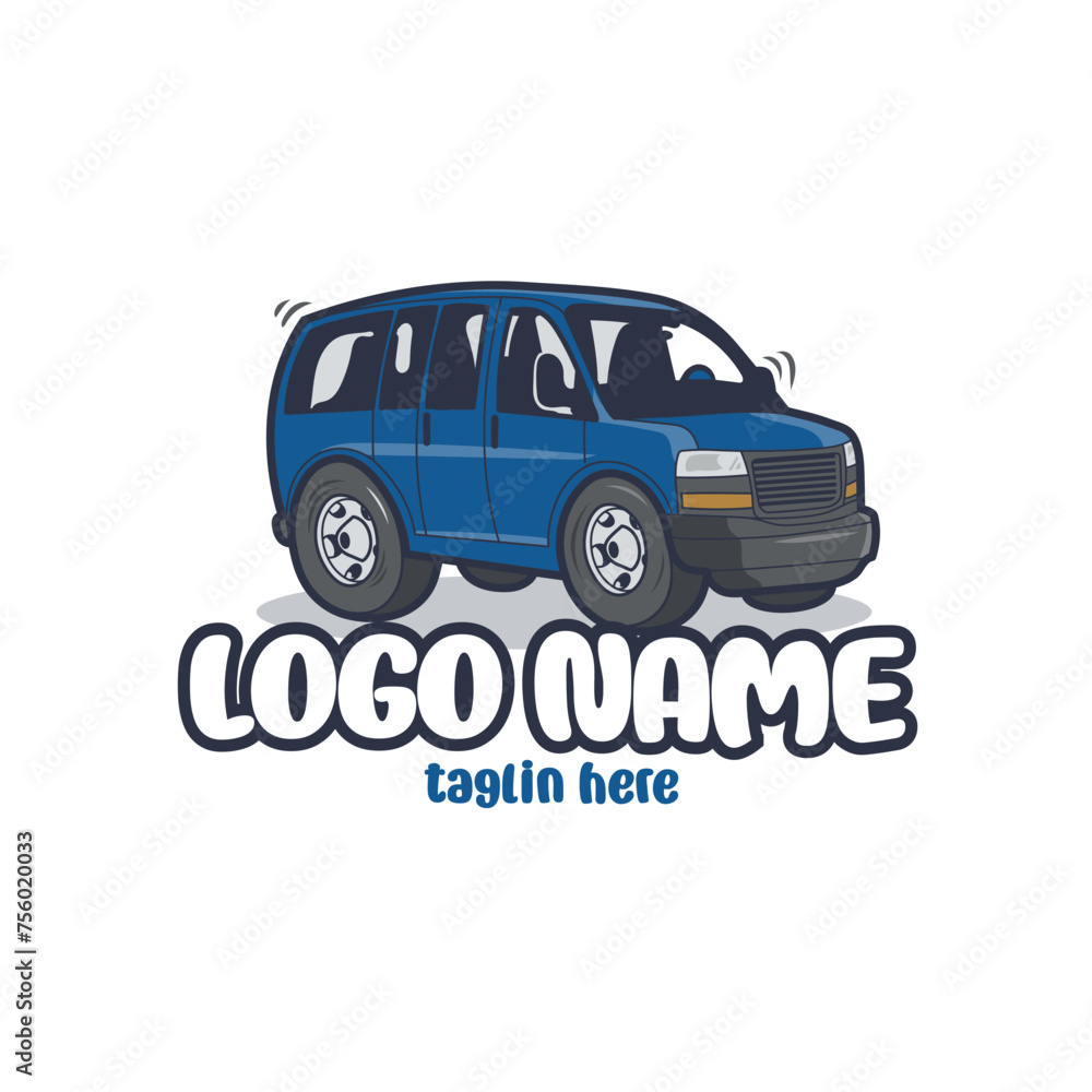 vehicle car transport, van logo vector vehicle car transport, van logo vector