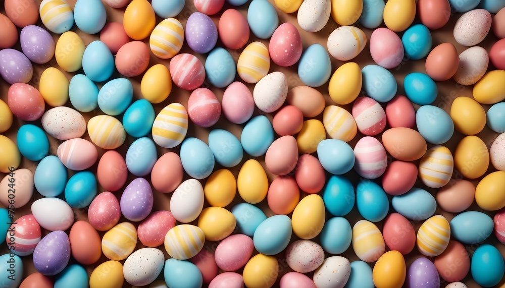 Colorful Easter eggs background Colorful Easter eggs background