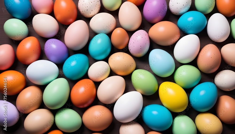 Colorful Easter eggs background Colorful Easter eggs background
