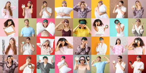 Group of different people w...