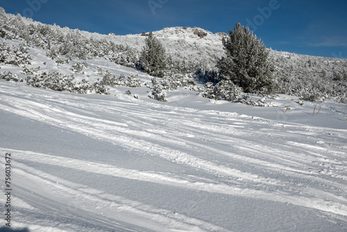 Wallpaper Mural Winter Landscape of Rila mountain near Musala peak, Bulgaria Torontodigital.ca
