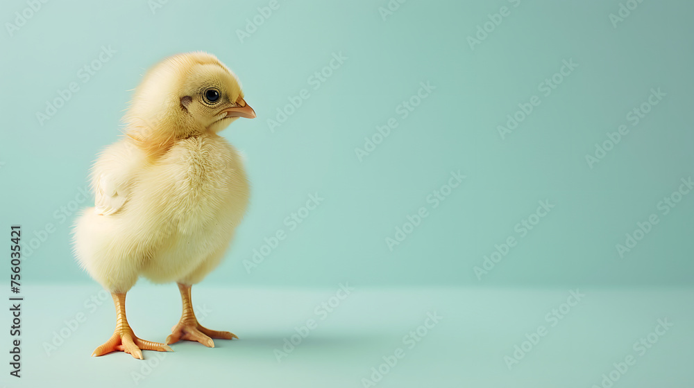 Funny Easter Chicken Background, Holiday Wallpaper, Happy Easter