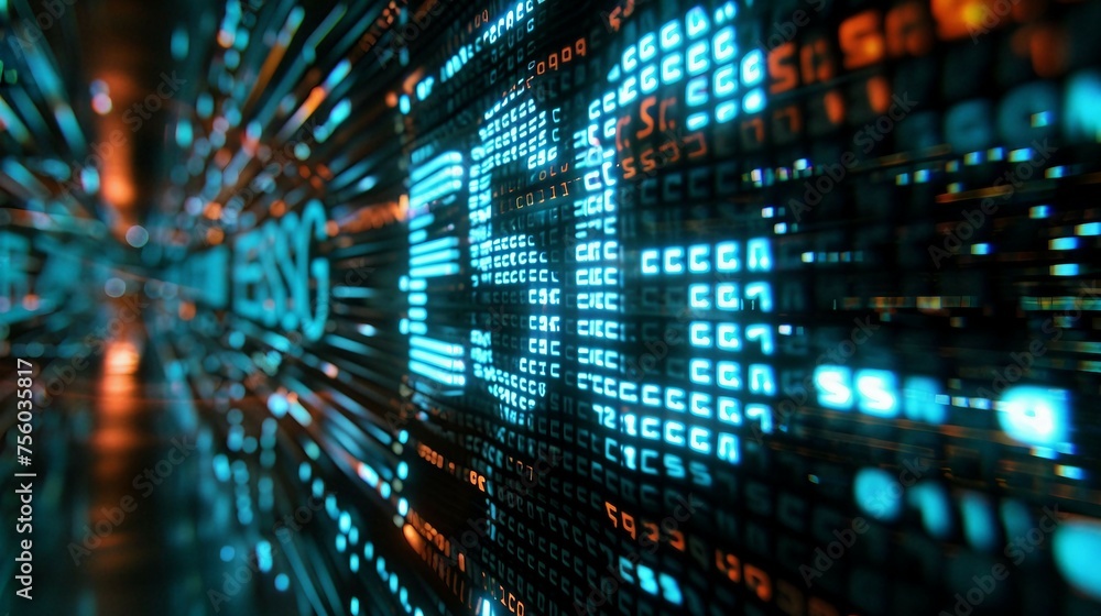 Digital blue matrix binary code forms the letters ESG , symbolizing the concept of Environmental, Social, and Governance.
Digital blue matrix binary code forms the letters ESG , symbolizing the concept of Environmental, Social, and Governance.
