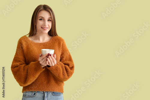 Beautiful young woman with ...