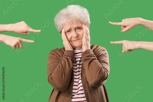 People pointing at upset se...