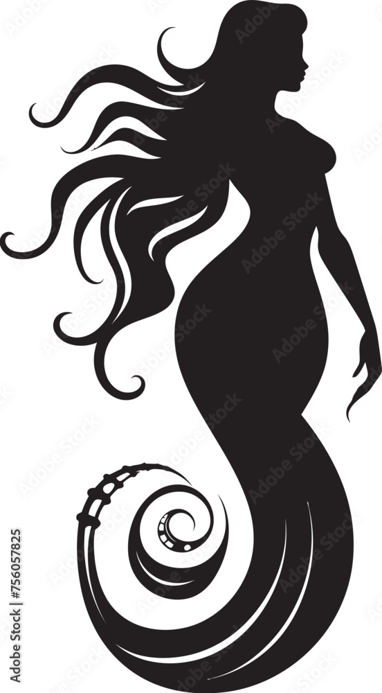 Majestic Mermaid Monogram Vector Logo Elegance Oceanic Opal Vector Logo Featuring a Beautiful Mermaid Majestic Mermaid Monogram Vector Logo Elegance Oceanic Opal Vector Logo Featuring a Beautiful Mermaid