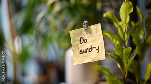 reminder "do laundry " generative ai © ThisDesign