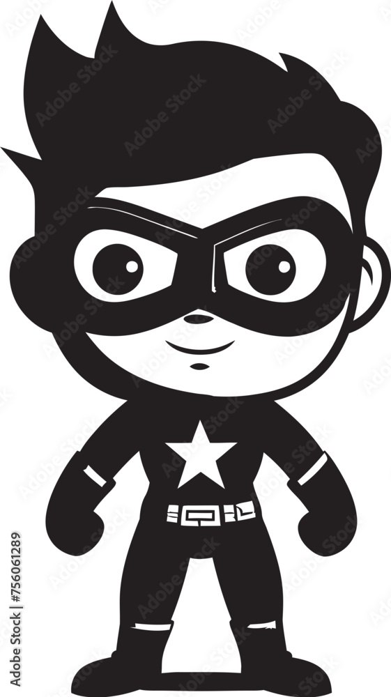 Mini Marvel Cute Superhero Icon Tiny Triumph Adorable Hero Symbol