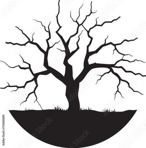 Arid Acres Drought Land Icon Design Barren Beauty Dry Land Vector Logo