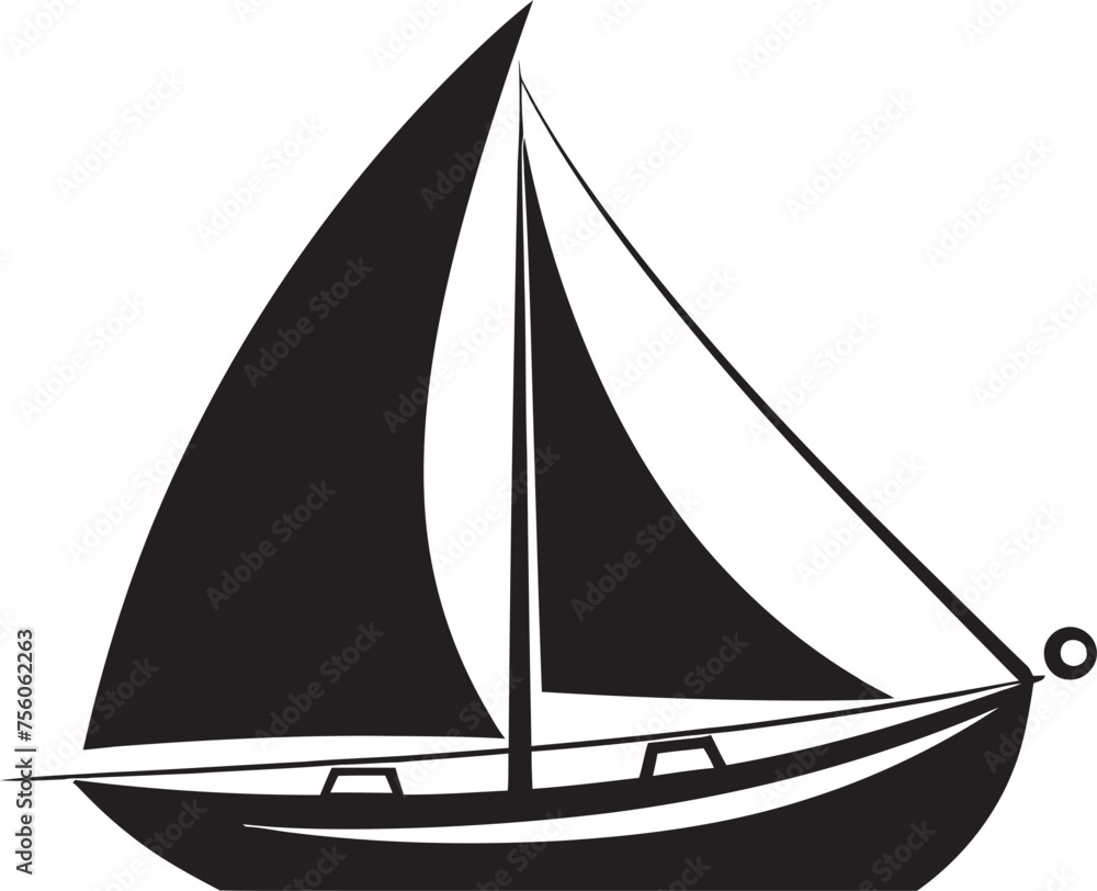 Serenity at Sea Boat Vector Design Quiet Quarters Minimalist Boat Icon Design Serenity at Sea Boat Vector Design Quiet Quarters Minimalist Boat Icon Design