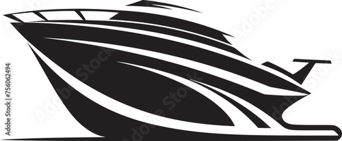 Soft Sailing Minimal Boat Vector Logo Wee Watercraft Minimalist Boat Icon Design