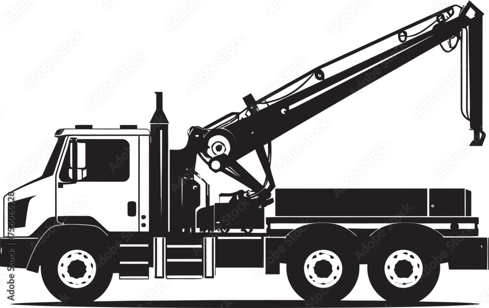 CraneCraft Versatile Truck Crane Symbol Towering Transporters Crane Truck Vector Icon CraneCraft Versatile Truck Crane Symbol Towering Transporters Crane Truck Vector Icon