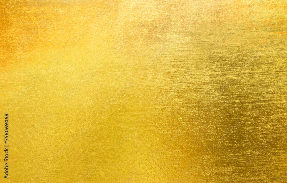 Naklejka premium Shiny hot yellow gold foil golden color