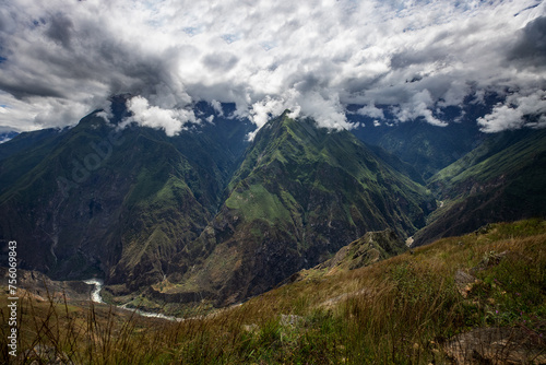 Choquequirao is an archaeological site located in the Andes Mountains of Peru, near the modern town of Cachora. Often referred to as the "sister city" of Machu Picchu due to similarities