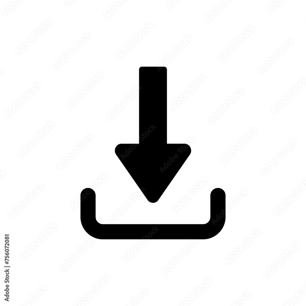 Download icon vector isolated on white background. Downloading vector icon Download icon vector isolated on white background. Downloading vector icon