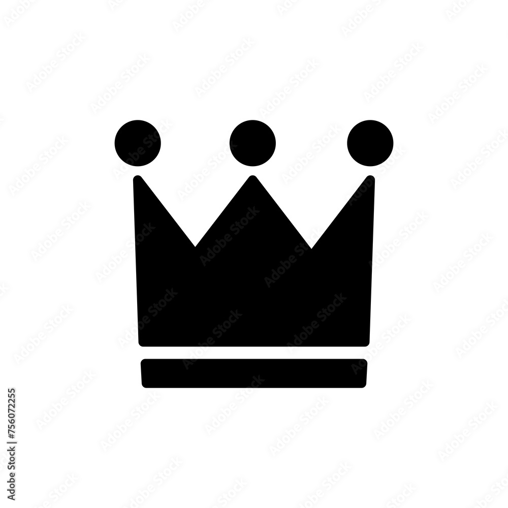 Crown Icon vector isolated on white background. Crown symbol. Crown vector icon Crown Icon vector isolated on white background. Crown symbol. Crown vector icon