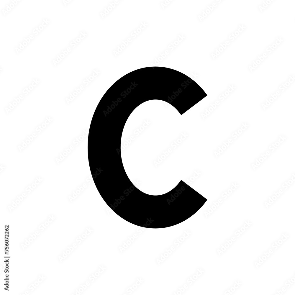 Copyright icon vector isolated on white background. copyright symbols Copyright icon vector isolated on white background. copyright symbols