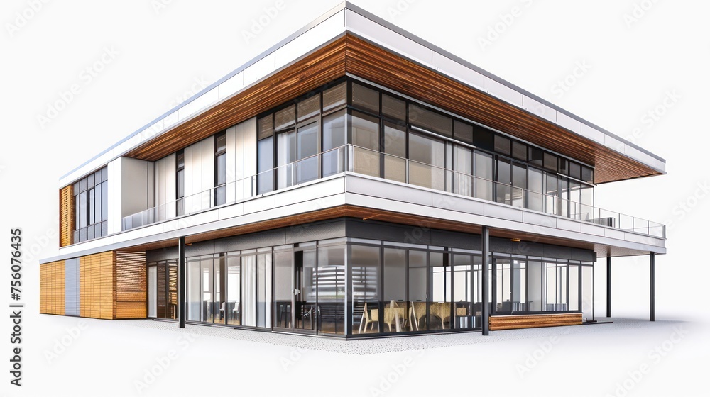 modern architectural design showcasing a clean contemporary building with large glass windows and wooden accents modern architectural design showcasing a clean contemporary building with large glass windows and wooden accents