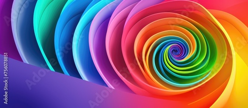 Colorful Spirals Background for Festive Occasions