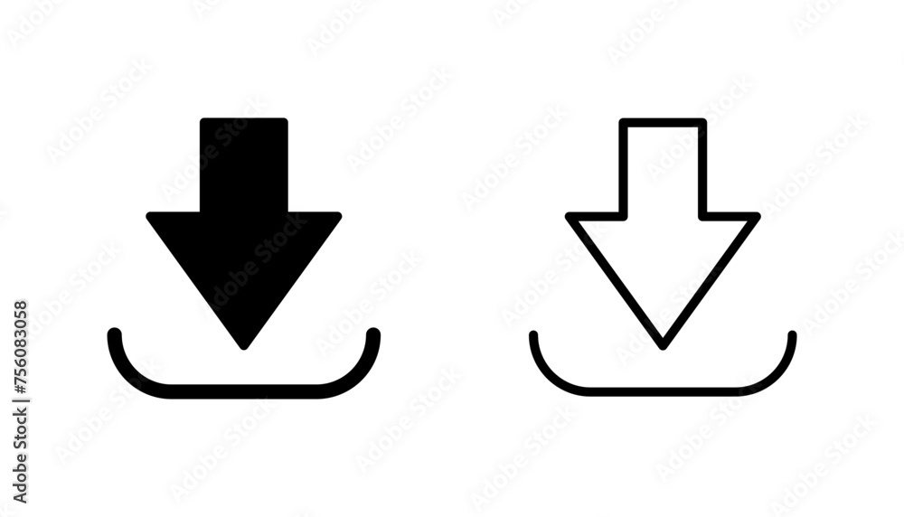 Download icon set. Download vector icon Download icon set. Download vector icon