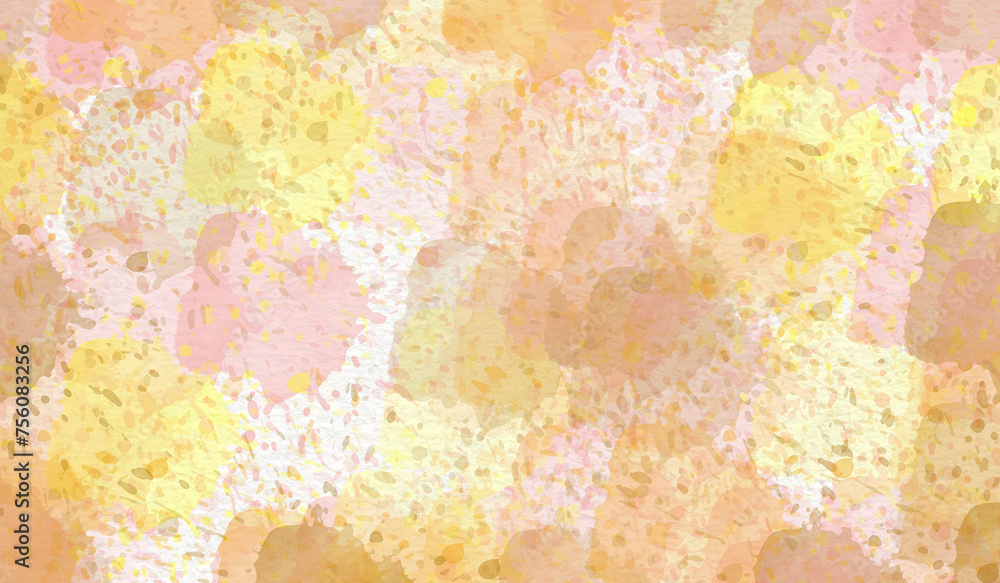 textura de  acuarela abstracta variopinto,  pastel, amarillo, naranja, rojo, rosa, grunge, húmeda, mezclada, manchas, salpicaduras, creativo, artístico,  con espacio, web, redes, 