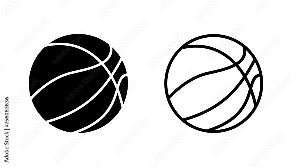 Basketball icon set. Basketball ball icon. Basketball logo vector icon Basketball icon set. Basketball ball icon. Basketball logo vector icon