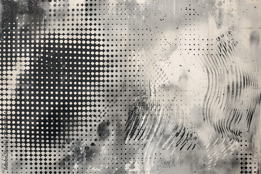 halftone engraving gray print geometric dots halftone engraving gray print geometric dots