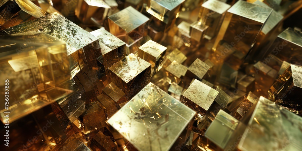 metallic square metallic square