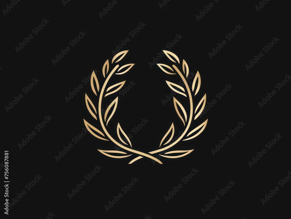 logo of a laurel crown