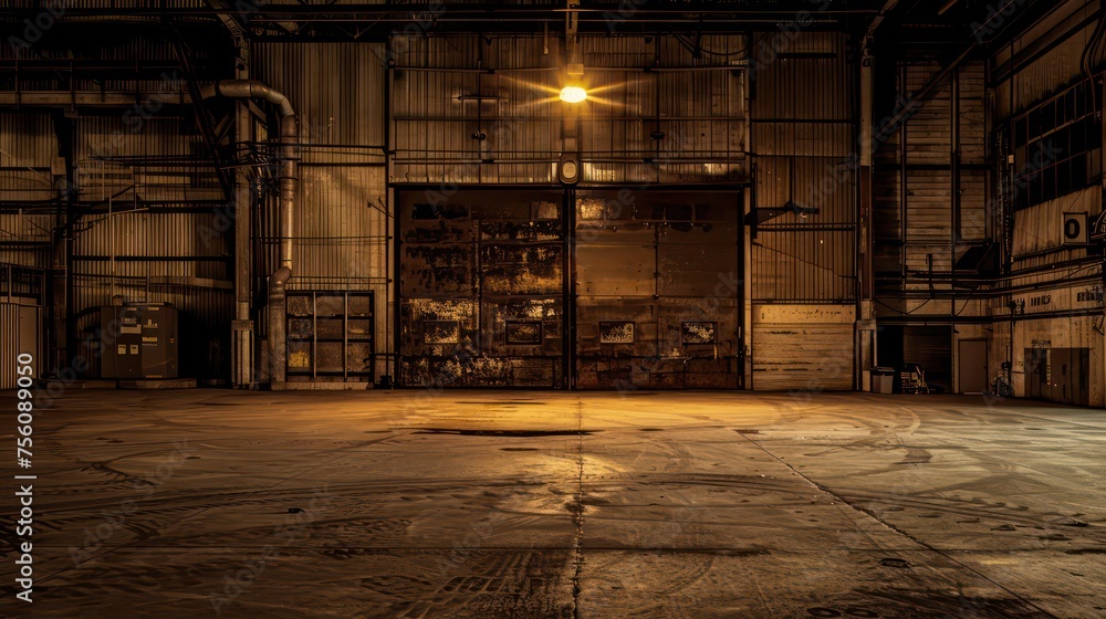 warehouse at night, dark, grungy warehouse at night, dark, grungy