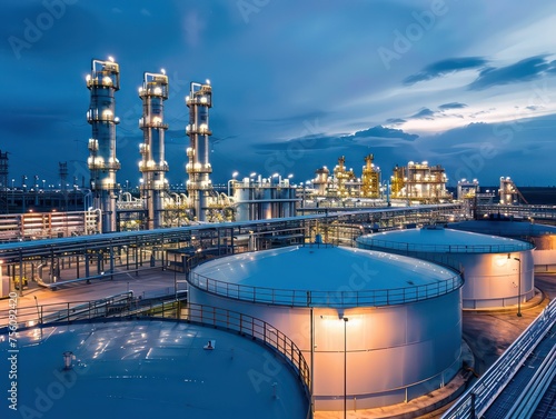 natural gas plant refinary photo