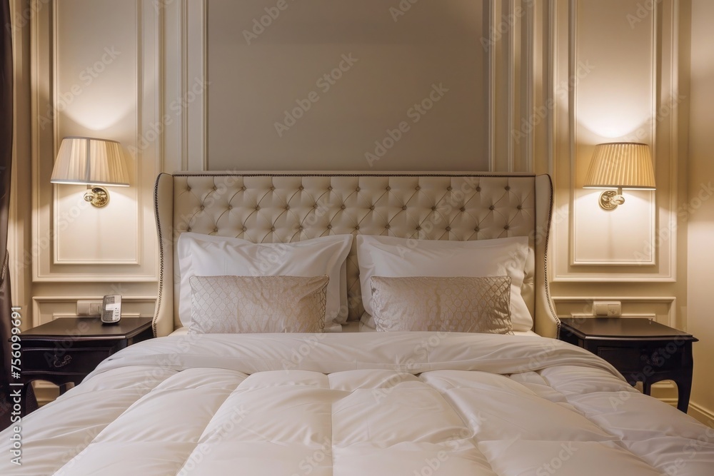 Luxury classic modern bedroom suite in hotel Luxury classic modern bedroom suite in hotel
