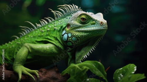 Green iguana photo